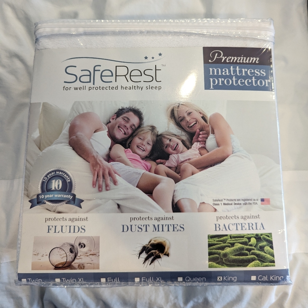 New, never used mattress pad, size King